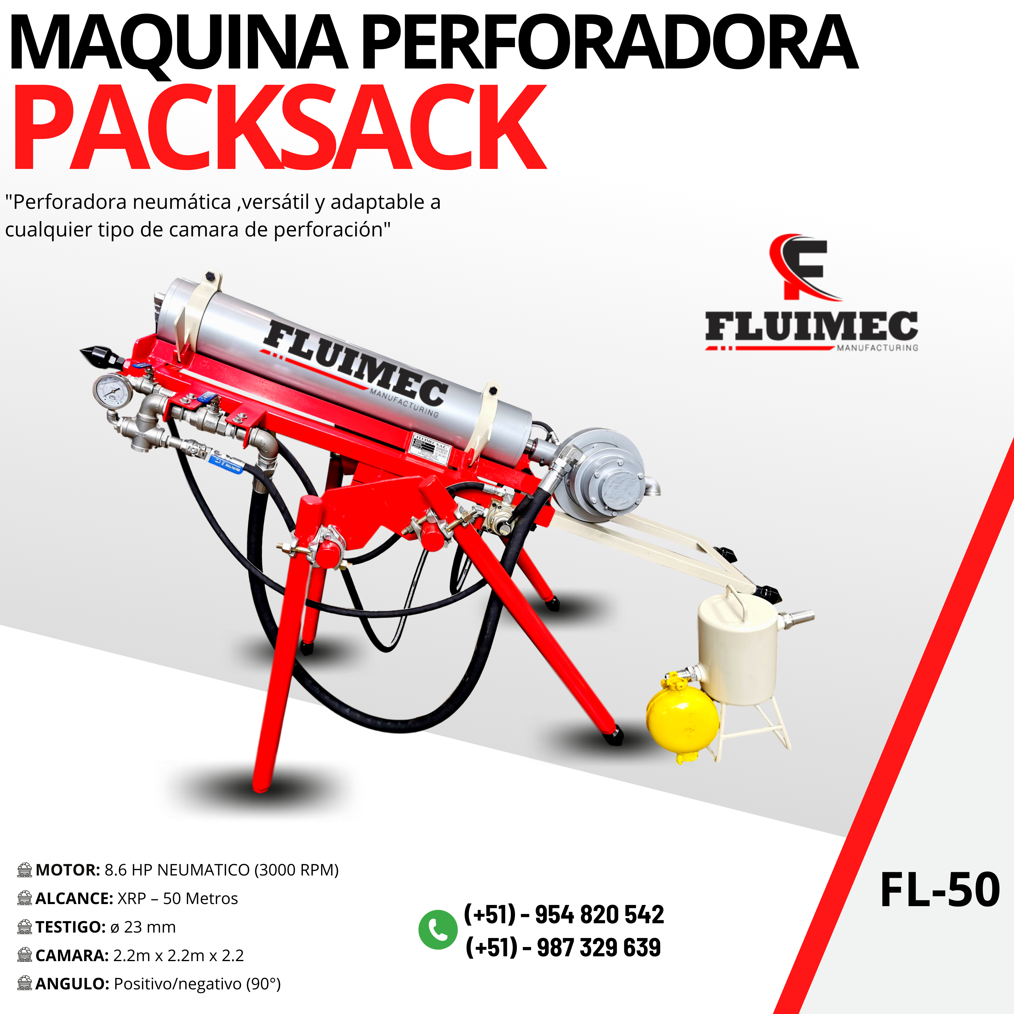 PACKSACK MÁQUINARIA PARA MINERÍA